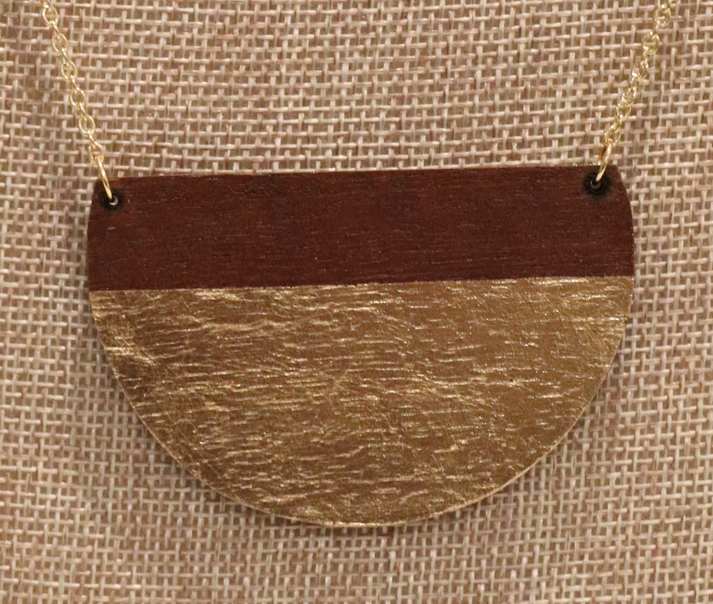 (image for) Necklace with Gold Leaf